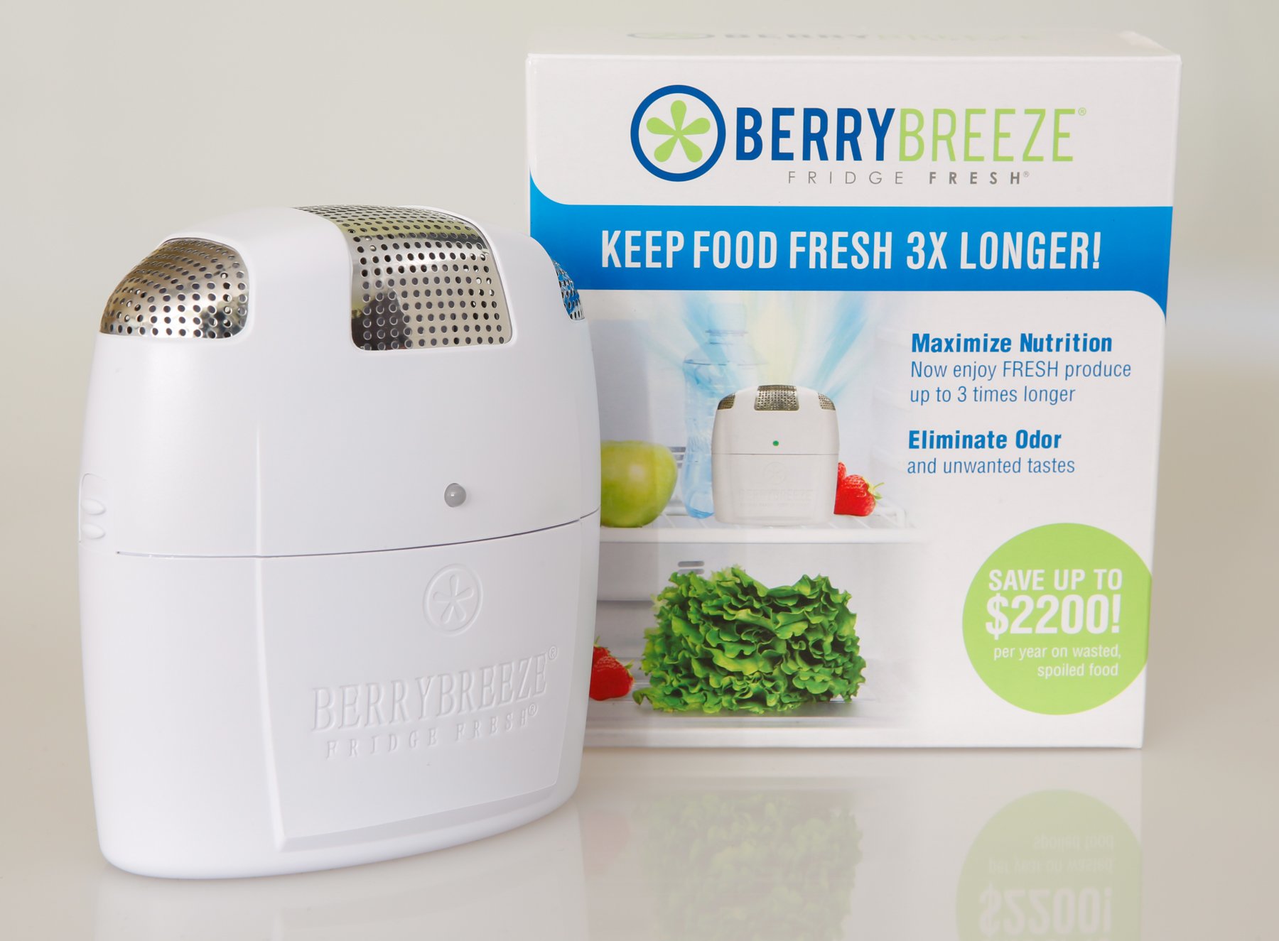 冷蔵庫専用空気清浄機　BERRYBREEZE 12個セット　脱臭 Amazon.com: Berry Breeze Activated Oxygen Refrigerator Deodorizer